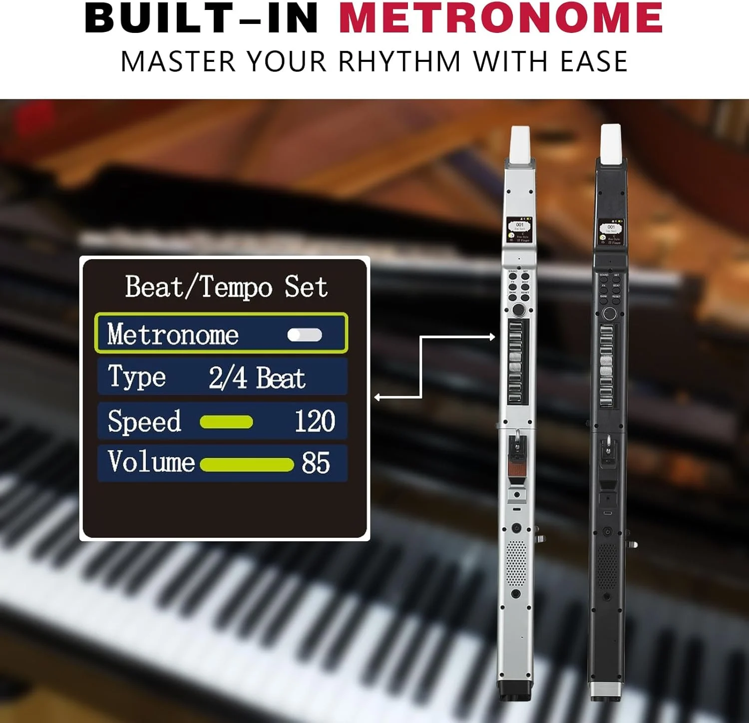 AP 500 Pro Electronic Wind Instrument Digital Saxophone - Image 6