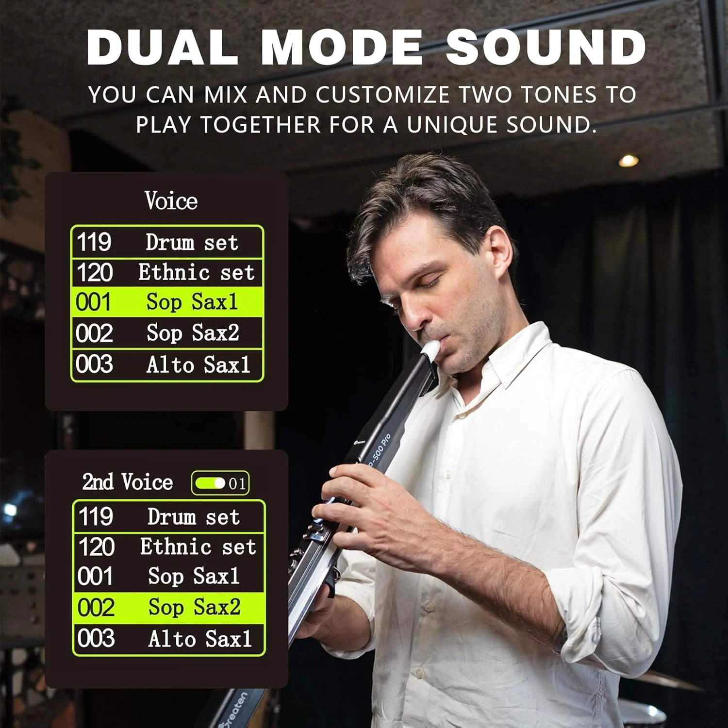 AP 500 Pro Electronic Wind Instrument Digital Saxophone - Image 4