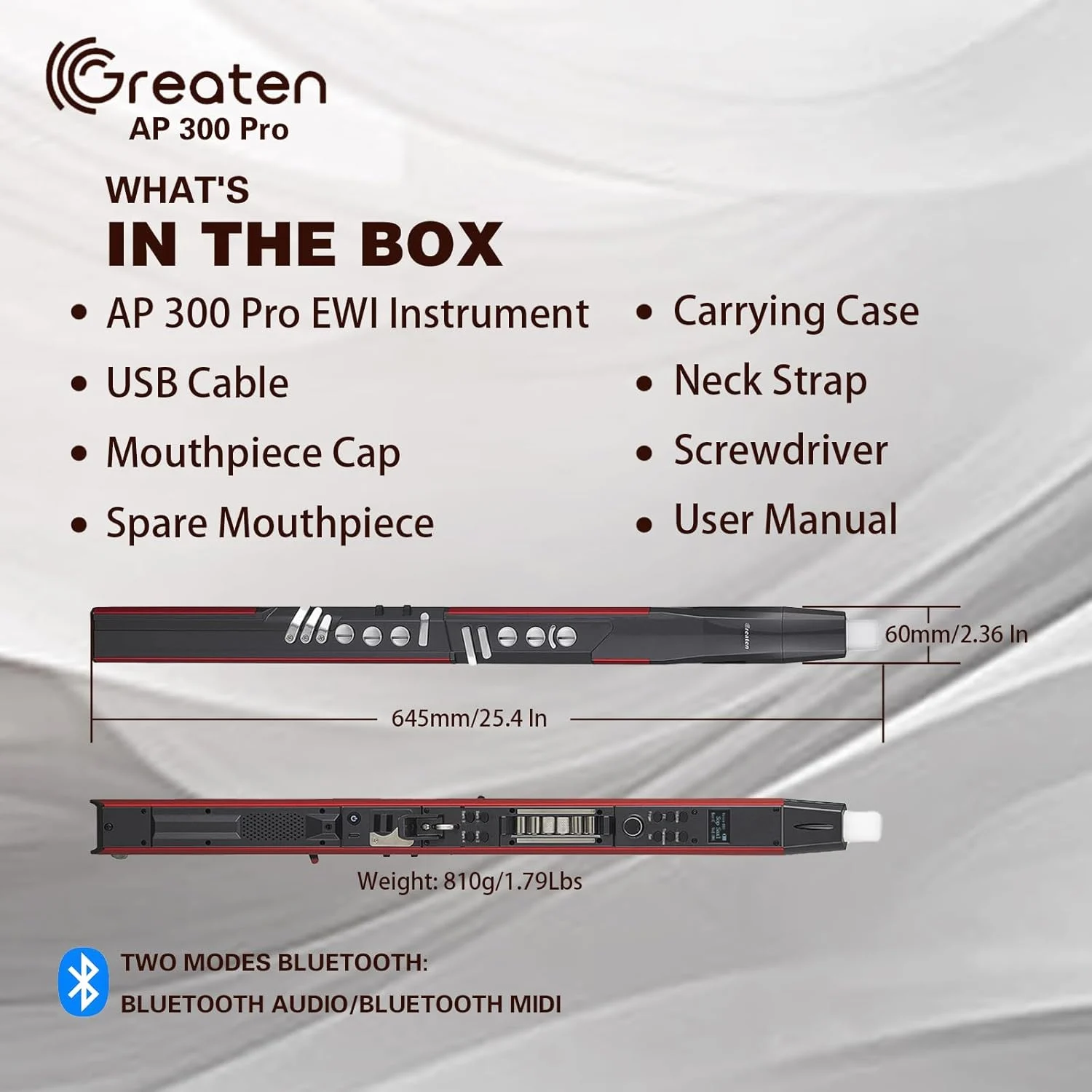 AP300 Pro Electronic Wind Instrument Digital Saxophone - Image 7